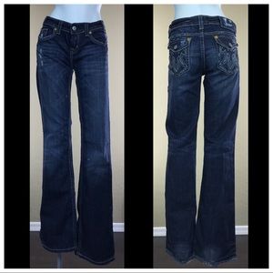 HANDCRAFTED MEK OAXACA DENIM JEANS 29 DISTRESSED